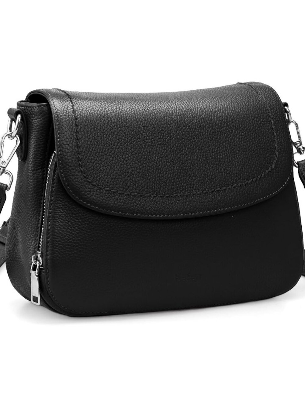 Genuine Leather Medium Crossbody Bags for Women Saddle Bag Purse